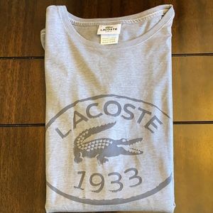 Lacoste Gray T-shirt// Size 3
